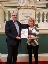 ACG Award presentation to Tina Gibbons